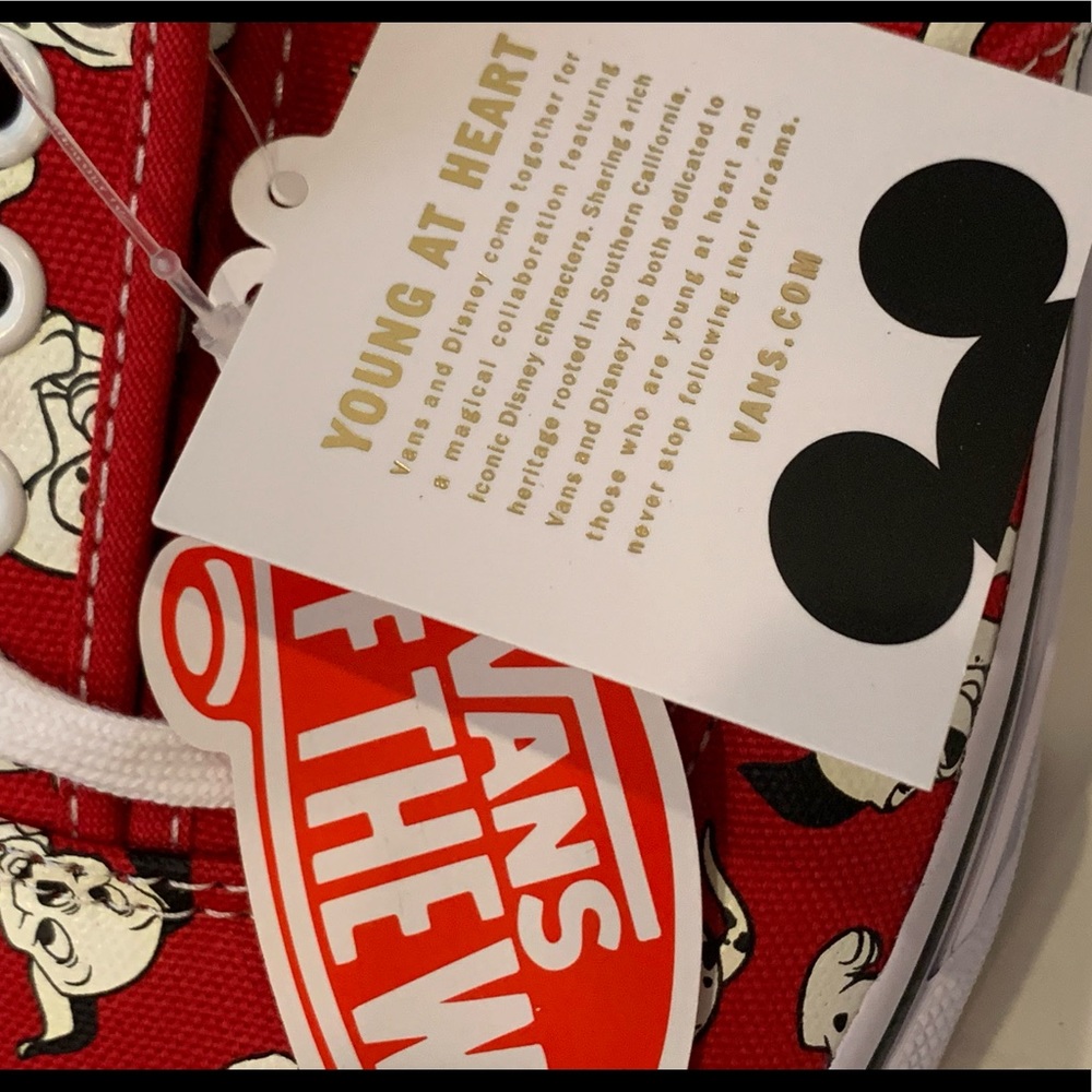 Vans X Disney 101 Dalmatians Red Vans Sneakers RARE & Cool Collector’s Item - Picture 7 of 12